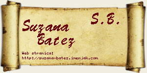 Suzana Batez vizit kartica